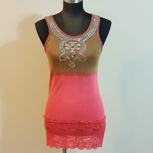 BASIL & MAUDE Tank Top Ombre